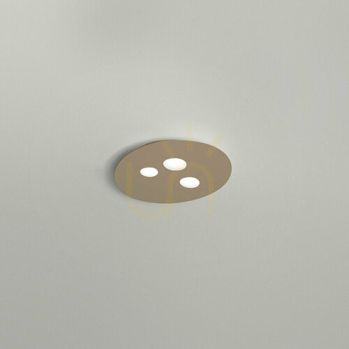 Prüfen LUNA P/P FLUPT1 Deckenleuchte, Grau-Braun, Gea Luce