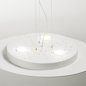 LUNA S FLUST1 Pendelleuchte, Grau-Braun, Gea Luce small 1