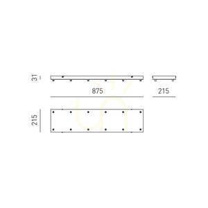 OFELIA MINI B R/12 FOFBB12R Deckenrosette, Weiß, Gea Luce small 1