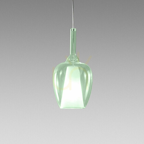 Prüfen OFELIA S/10 FOFSV10 – grüne, transparente Pendelleuchte von Gea Luce