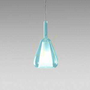 OFELIA S/11 FOFSB11 Pendelleuchte, transparent blau, Gea Luce small 0