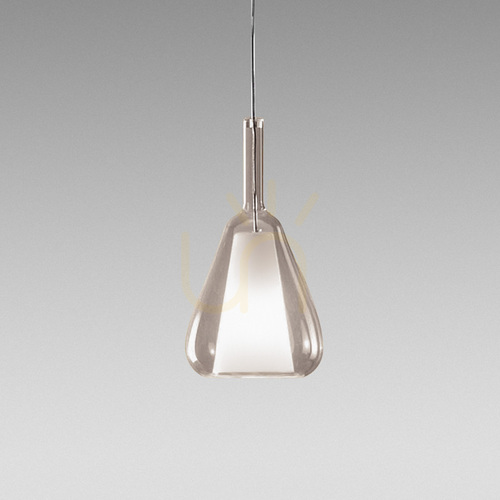 Prüfen OFELIA S/11 FOFSA11 Pendelleuchte, rauchfarben-transparent, Gea Luce