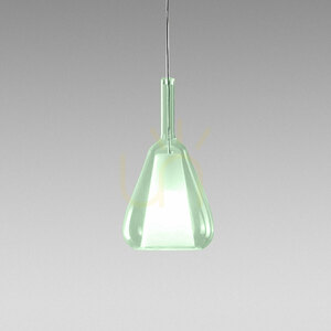 OFELIA S/11 FOFSV11 Grüne, transparente Pendelleuchte von Gea Luce small 0
