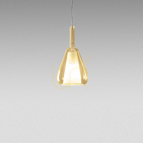 Prüfen OFELIA S/11 MINI FOFSAM11M Pendelleuchte, bernsteinfarben-transparent, Gea Luce