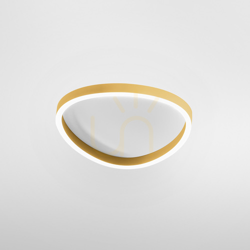 Prüfen ECARIS P/P FECPO1 Deckenleuchte, Gold, Gea Luce