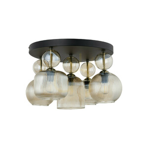 Sophia Cognac Deckenleuchte, 5 Xe14 small 2