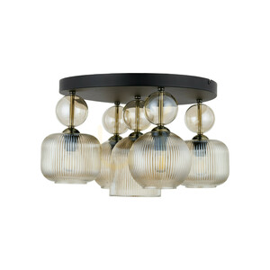 Sophia Cognac Deckenleuchte, 5 Xe14 small 6
