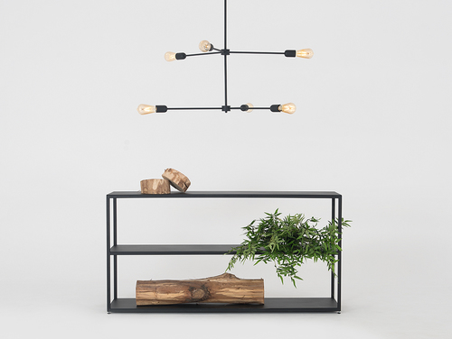 Prüfen Pendelleuchte CustomForm Triso 6 schwarz 6-flammig E27 80 cm
