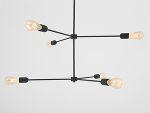 Pendelleuchte CustomForm Triso 6 schwarz 6-flammig E27 80 cm small 3