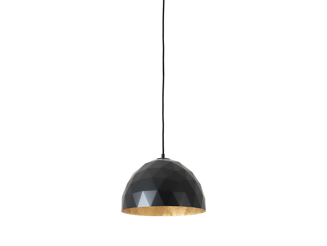 Hängelampe LEONARD M - gold-schwarz