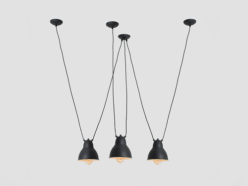 Prüfen Hängende COBEN HANGMAN FIX 3 Lampe - schwarz