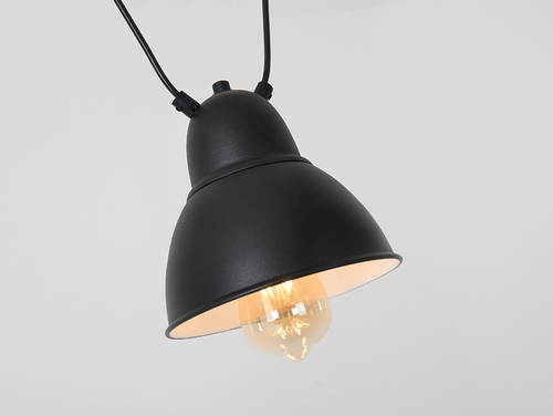 Prüfen CustomForm COBEN HANGMAN 3 schwarze Pendelleuchte 3×E27 max. 60 W Ø18 cm