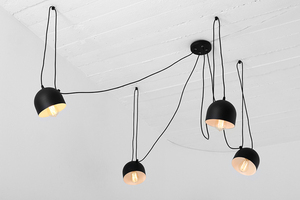 LOFT POPO 4 Pendelleuchte - schwarz E27 small 3