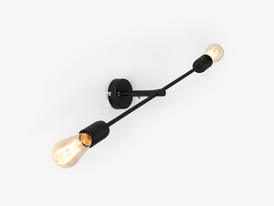 Wandleuchte TWIGO WALL 2 L - schwarz small 0