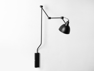 Wandleuchte CustomForm Coben Wall schwarz 150 cm mit goldener Schirminnenseite small 0