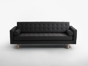 3-Sitzer-Schlafsofa TOPIC WOOD karbon (et95), natur small 1