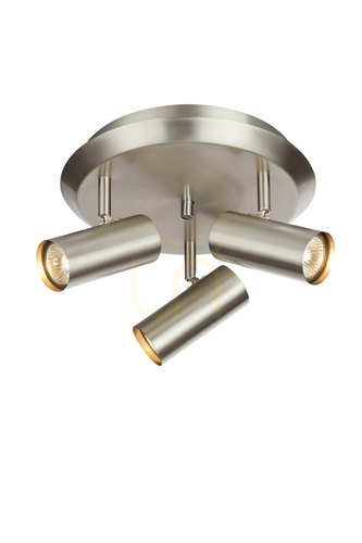 Prüfen Plafond Markslojd BARCELONA 107350 3-flammig Stahl 32 cm