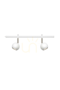 Plafond Markslojd EXPAND 107517 2-flammig GU10 weiß 52 cm Metall small 0