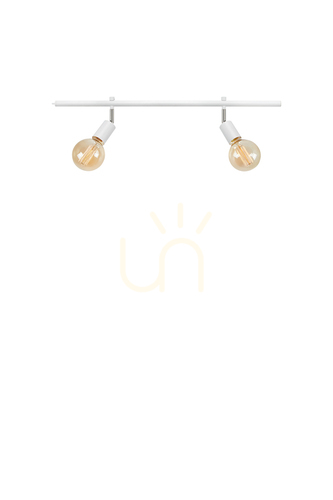 Prüfen Plafond Markslojd EXPAND 107526 2-flammig weiß Metall 72 cm