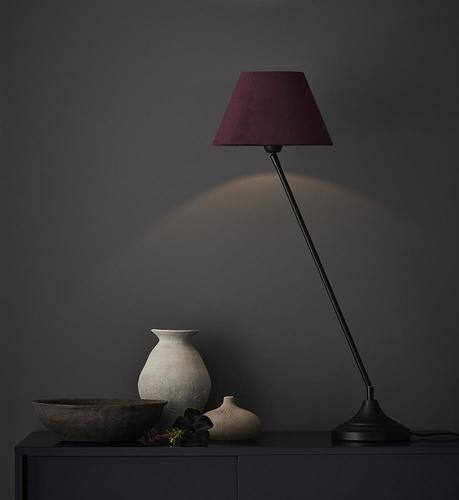 Prüfen Tischlampe Markslojd GARDA Schwarz/Lila 107384