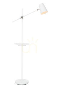 Bodenlampe Markslojd Linear 107308 USB Weiß Metall 144 cm small 0