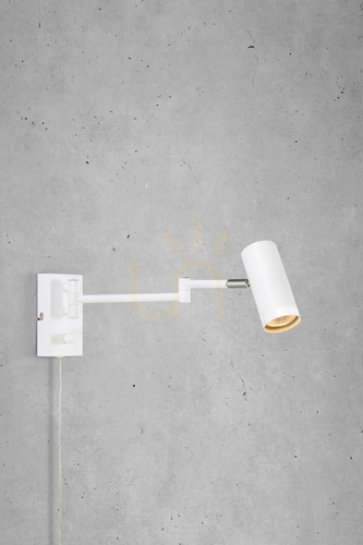 Prüfen Wandlampe Markslojd TORINO Weiß Metall Dimmer 107538