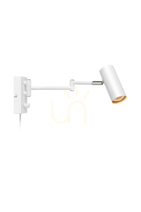 Wandlampe Markslojd TORINO Weiß Metall Dimmer 107538 small 0