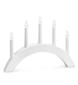 Kerzenhalter Markslojd ATLE Weiß Holz 5-flammig 40 cm 704469 small 1