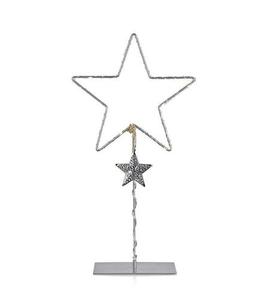 Tischdekoration Markslojd VIKHEM graue Sterne Metall 44 cm 703805 small 1