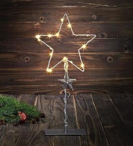 Tischdekoration Markslojd VIKHEM graue Sterne Metall 44 cm 703805 small 0