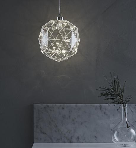 Prüfen Glas Deko-Anhänger Markslojd ASPLIDEN transparent 17 cm 703837