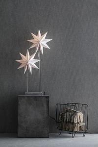 Tischdekoration Markslojd Duva 703867 grau weiß Metall Papier 80 cm small 1