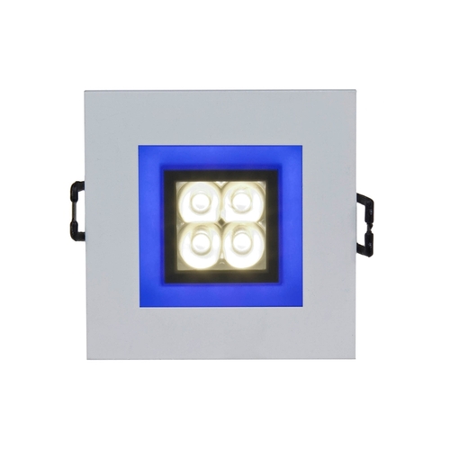 Prüfen Spectrum LED FIALE Square Einbauleuchte blau LED 4 W 6000 K