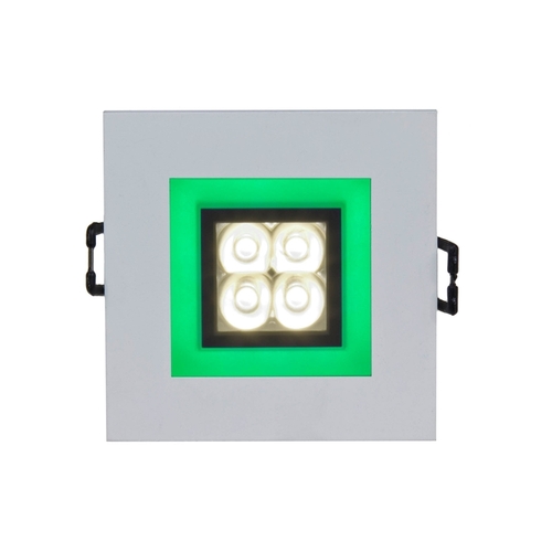 Prüfen Fiale 4 Led 4 X1 W 30 St 230 V Platz Mit Grünem Rahmen Ww Leds