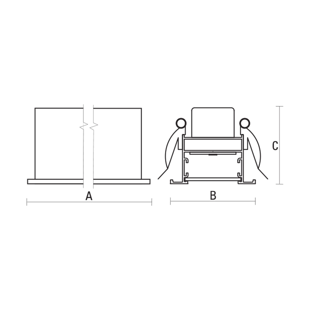 Zeige Den ganzen Tag 230 V 36 W IP20 120 St Ww Einbaustrahler Den ganzen Tag 230 V 36 W IP20 120 St Ww Einbaustrahler