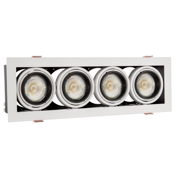 Prüfen Moderner Mini Gu10 X4 weißer Rahmen Moderner Mini Gu10 X4 weißer Rahmen