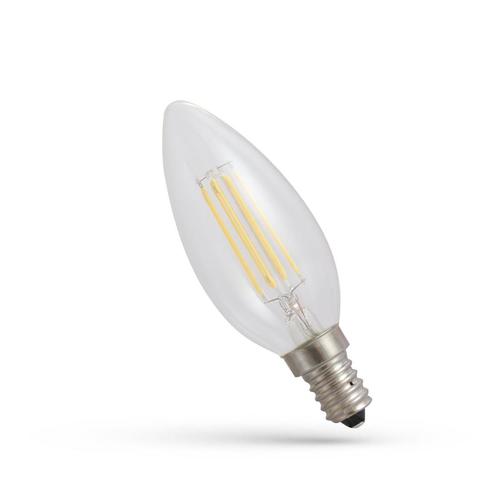 Prüfen SpectrumLED WOJ+13874 LED-Kerzenlampe E14 4 W 2700 K, klar