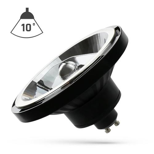 Prüfen Led Ar111 Gu10 230 V 15 W Cob 10 St Nw Schwarz Spektrum