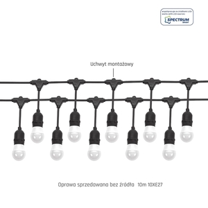 Girlande 10 M 10 Xe27 Kombiniertes Spektrum small 3