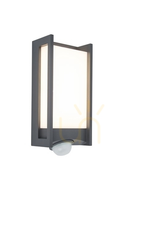 Prüfen Außenwandleuchte Lutec QUBO anthrazit LED 13W 800lm 3000K 5193002118