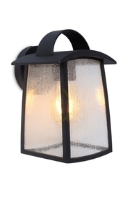 Lutec KELSEY 5273601012 Außenwandleuchte, schwarz, E27 small 0