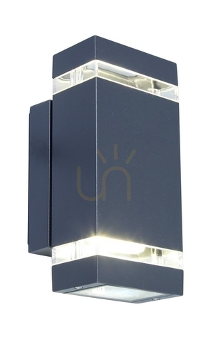 Prüfen Außenwandleuchte Lutec Focus LED anthrazit 8W 4000K 5605013118