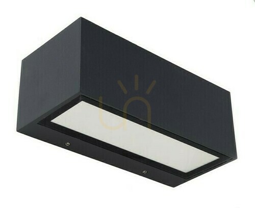 Prüfen Außenwandleuchte Lutec GEMINI anthrazit LED 20W 1230lm IP54