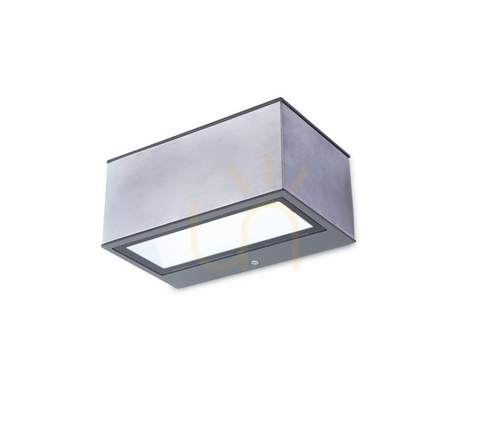 Prüfen Außenwandleuchte Lutec GEMINI LED 11W 4000K grau Edelstahl 5189103118