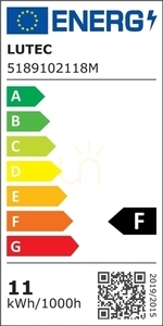 Außenwandleuchte Lutec GEMINI LED anthrazit 11W 4000K 5189102118 small 1