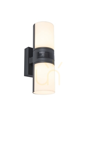 Prüfen Außenwandleuchte Lutec CYRA anthrazit LED 15W Sensor 3000K IP54 5198102118