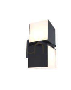 Außenwandleuchte Lutec CUBA 5193801118 LED 23W anthrazit 3000K small 5