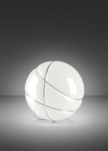 Prüfen Fabbian Armilla F50 13W Tischleuchte - weiß und silber - F50 B03 01