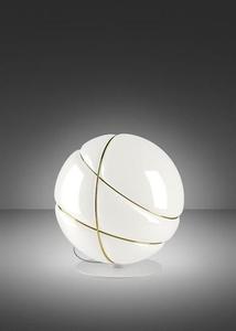 Fabbian Armilla F50 13W Tischleuchte - Weiß und Gold - F50 B05 01 small 0