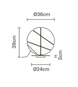 Fabbian Armilla F50 13W Tischleuchte - Gold - F50 B05 12 2 Fabbian Armilla F50 13W Tischleuchte - Gold - F50 B05 12 small 2